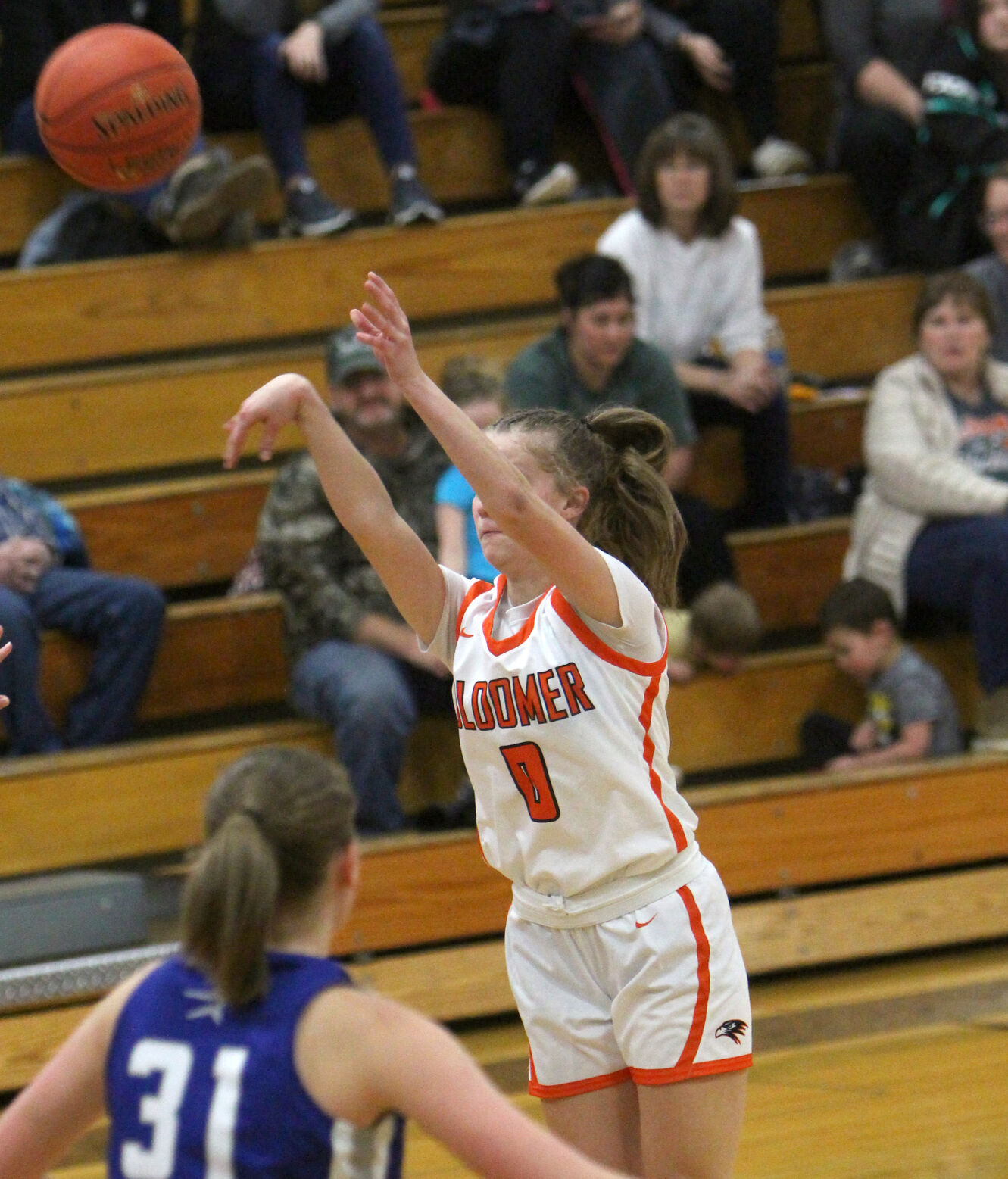 Cameron at Bloomer girls basketball 1-16-23